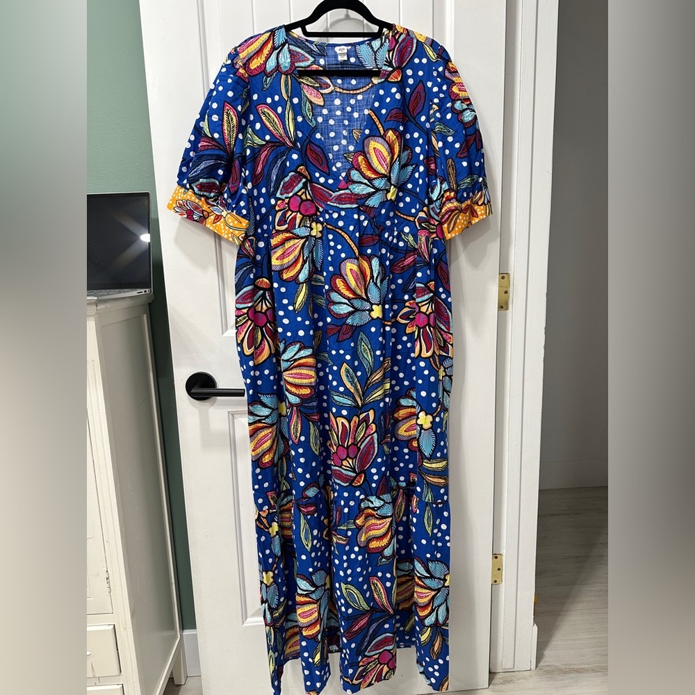 NWOT Tabitha Brown for Target Multicolor Floral Maxi Dress